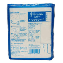 Load image into Gallery viewer, Johnson'S Baby Nappy Pads 20 Pads