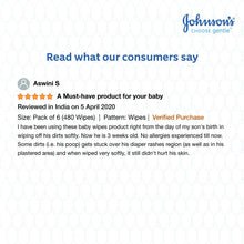 Load image into Gallery viewer, Johnson'S Baby Wipes 80S(1+1)