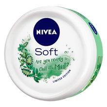 Load image into Gallery viewer, Nivea Soft Light Moisturising Cream Chilled Mint 200Ml