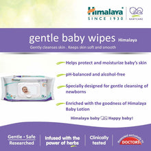 Load image into Gallery viewer, Himalaya Gentle Baby Wipes 72Napkins Of