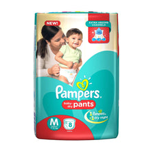 Load image into Gallery viewer, Pampers Medium Size Diapers & Nappiess Pants 8 Count