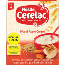Load image into Gallery viewer, Nestlé Cerelac Wheat Apple Carrot Cereal