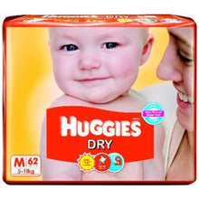 Load image into Gallery viewer, Huggies Dry Diapers & Nappiess Medium 62 Diapers & Nappies