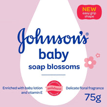 Load image into Gallery viewer, Johnson’S Baby Soap Blossoms With New Easy Grip Shape 75G