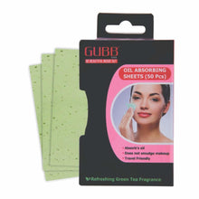Load image into Gallery viewer, Gubb Blotting Papers/Sheets For Oily Skin Oil Absorbing Sheets For Face Oil Control Tissue 50 Pcs.