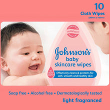Load image into Gallery viewer, Johnson'S Baby Skincare Wipes 20 Cloth Wipes