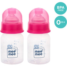 Load image into Gallery viewer, Meemee Eazy Flo Premium Baby Feeding Bottle Pink 60 Ml