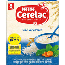Load image into Gallery viewer, Nestlé Cerelac Rice Vegetables Cereal