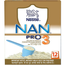 Load image into Gallery viewer, Nestlé Nan Pro 3 Follow-Up Infant Formula Powder After 12 Months 400G