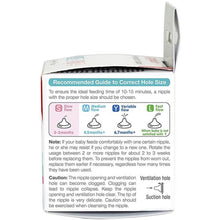 Load image into Gallery viewer, Pigeon Peristaltic Nipple Box 1 Pc S