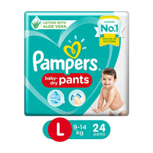 Load image into Gallery viewer, Pampers New Diapers & Nappies Pants Large 24 Count