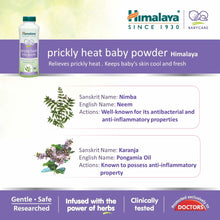 Load image into Gallery viewer, Himalaya Prickly Heat Baby Powder 100G