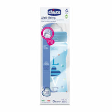 Load image into Gallery viewer, Chicco Bottle Well Being Col Blue Sil Love 330Ml