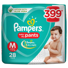 Load image into Gallery viewer, Pampers New Diapers & Nappies Pants Medium 28 Count