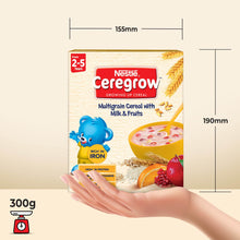 Load image into Gallery viewer, Nestlé Ceregrow Multi Grain Cereal With Milk & Fruits Cereal