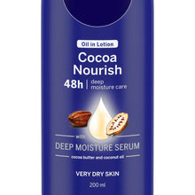 Load image into Gallery viewer, Nivea Body Lotion Oil In Body Lotion Cocoa Nourish For Very Dry Skin 200Ml