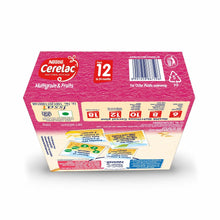 Load image into Gallery viewer, Nestlé Cerelac Fortified Baby Cereal With Milk Multigrain & Fruits – From 12 Months 300G Bib Pack