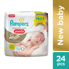 Load image into Gallery viewer, Pampers Premium Care Pants Style Diapers & Nappiess New Born Size 24 Count