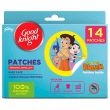 Load image into Gallery viewer, Good Knight Personal Mosquito Repellent Patches - 14 Pieces