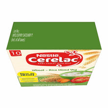 Load image into Gallery viewer, Nestlé Cerelac Fortified Baby Cereal Wheat Rice Moong Veg Khichadi