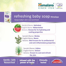 Load image into Gallery viewer, Himalaya Refreshing Baby Soap 125G