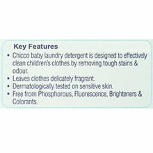 Load image into Gallery viewer, Chicco Laundry Detergent Fresh Spring 1 L Bottle In