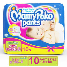 Load image into Gallery viewer, Mamypoko Pants For New Born 10 Count