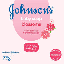 Load image into Gallery viewer, Johnson'S Baby Soap Blossoms With New Easy Grip Shape 75G
