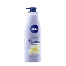 Load image into Gallery viewer, Nivea Body Lotion Oil In Body Lotion Vanilla & Almonds Oil For Dry Skin 200Ml