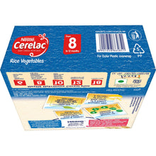 Load image into Gallery viewer, Nestlé Cerelac Rice Vegetables Cereal