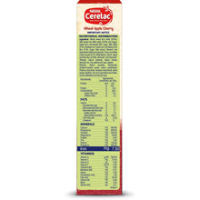 Load image into Gallery viewer, Nestlé Cerelac Wheat Apple Cherry Cereal