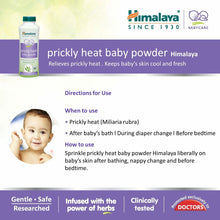 Load image into Gallery viewer, Himalaya Prickly Heat Baby Powder 100G