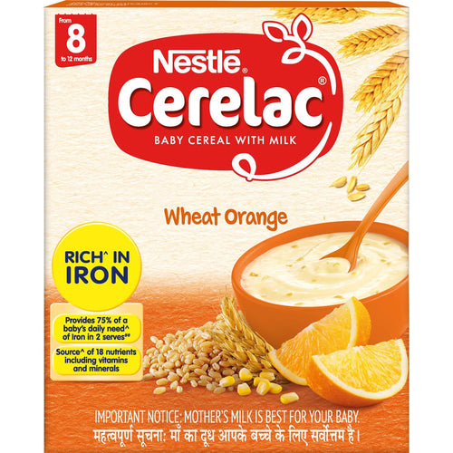 Nestlé Cerelac Wheat Orange Cereal