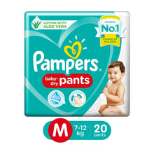 Load image into Gallery viewer, Pampers New Diapers &amp; Nappies Pants Medium 20 Count
