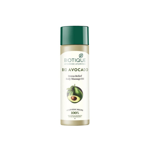 Biotique Cado Avocado Stress Relief Body Massage Oil 200Ml