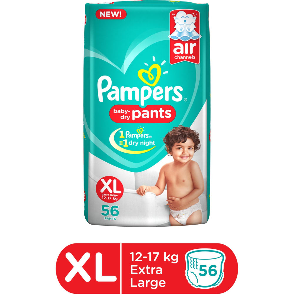 Pampers Baby-Dry Pants Diapers & Nappies - Xl
