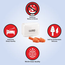Load image into Gallery viewer, Gubb Silicon Ear Plugs For Noise Reduction Meditation Study Ear Plug
