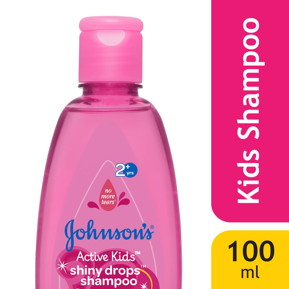 Johnson'S Active Kids Shampoo Shiny Drops 100 Ml With Argan Oil