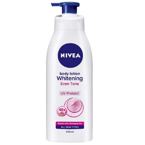 Nivea Body Lotion Whitening Even Tone Uv Protect For All Skin Types 400Ml