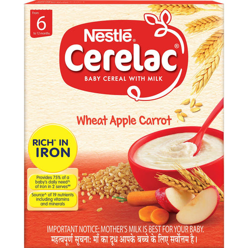 Nestlé Cerelac Wheat Apple Carrot Cereal