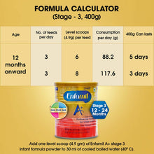 Load image into Gallery viewer, Enfamil A+ Stage 3: Follow-Up Formula 12 To 24 Months 400G
