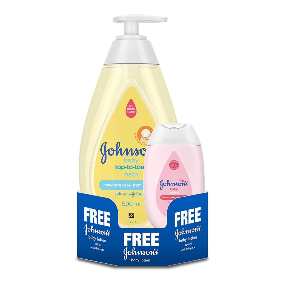 Johnson'S Baby Top To Toe Wash 500Ml And Baby Body Lotion 100Ml