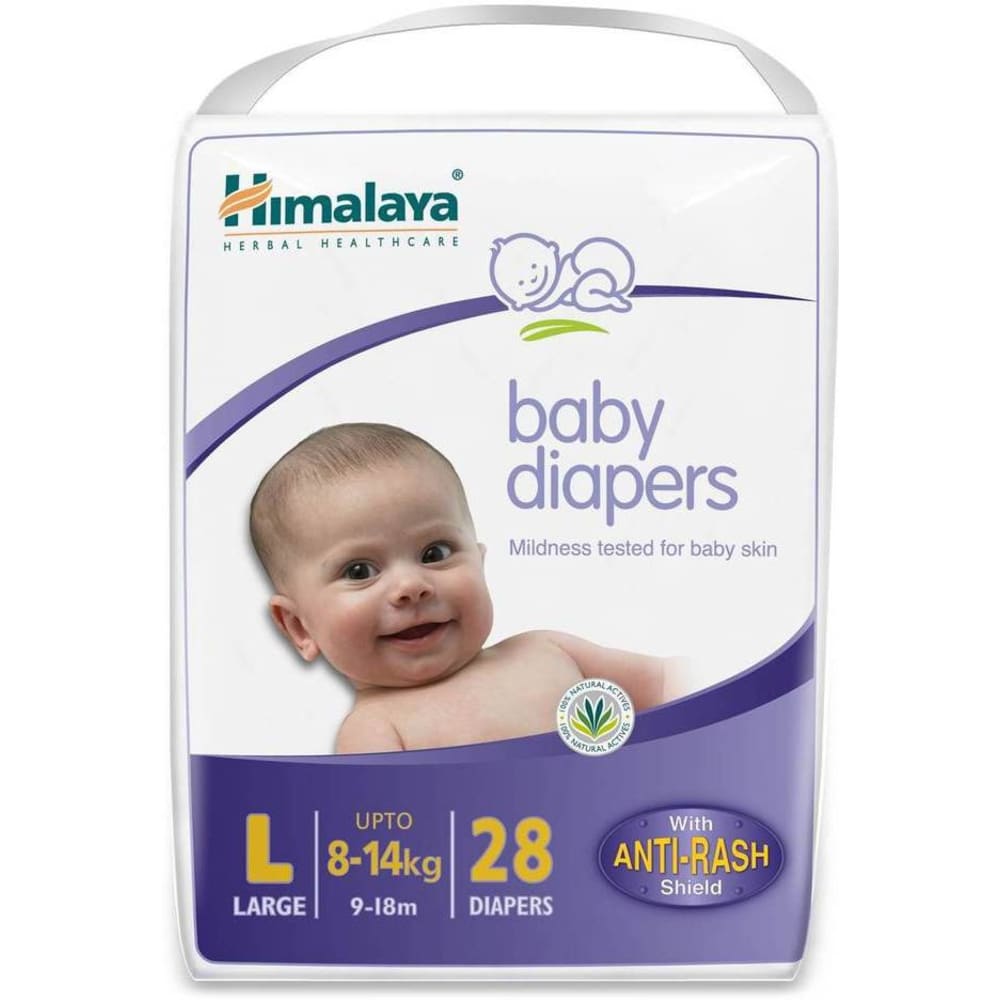 Himalaya Diapers & Nappiess Large 28 Pcs - L