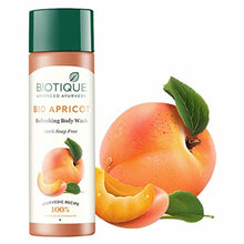 Load image into Gallery viewer, Biotique Apricot Refreshing Shower Gel 190Ml
