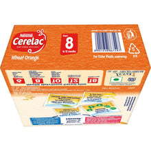 Load image into Gallery viewer, Nestlé Cerelac Wheat Orange Cereal
