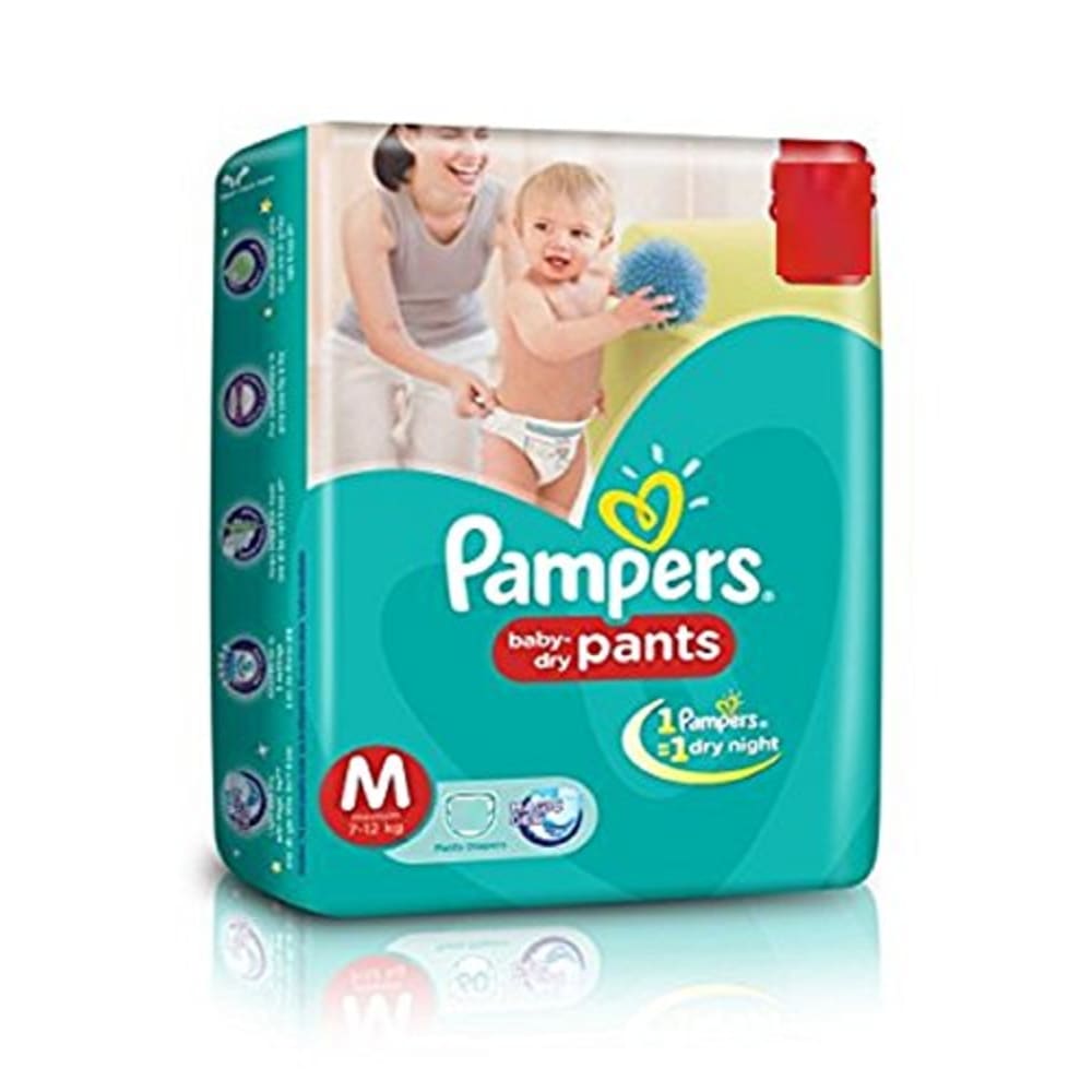 Pampers New Diapers & Nappies Pants Medium 8 Count