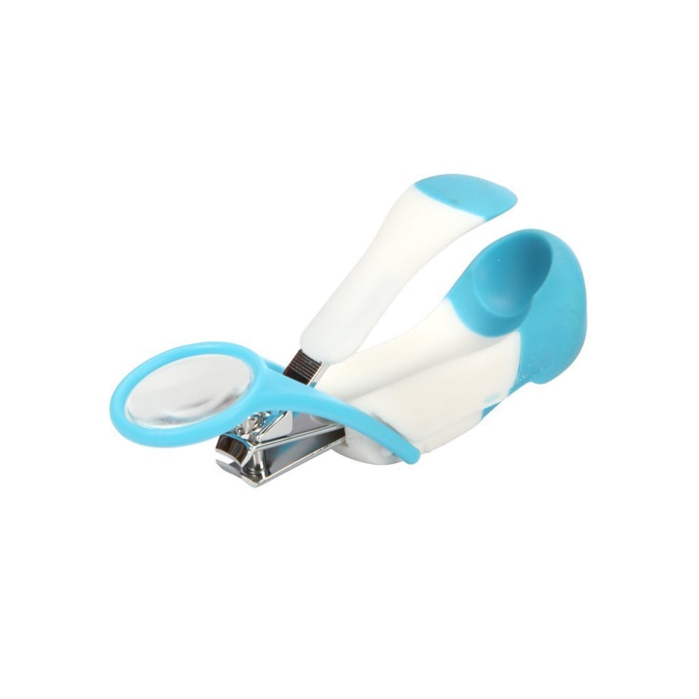 Mee Mee Gentle Nail Clipper Single Pack - With Magnifier White/Blue