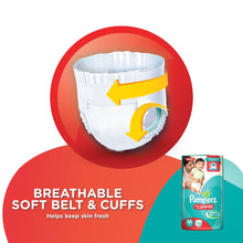Load image into Gallery viewer, Pampers Medium Size Diapers &amp; Nappiess Pants 56 Count
