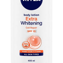Load image into Gallery viewer, Nivea Extra Whitening Cell Repair Spf 15 Body Lotion
