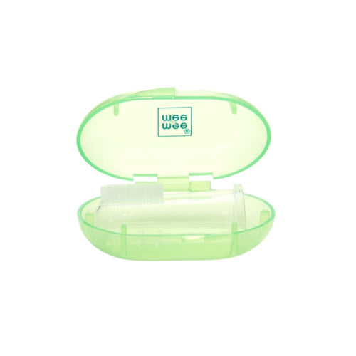 Mee Mee Unique Finger Brush Single Pack Green